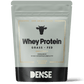 Organic grass-fed whey protein powder, unflavored, high bioavailability, 500g pack by DENSE.